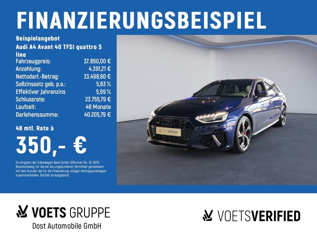 Bild des Angebotes Audi A4 Avant 40 TFSI quattro S line Cometition. Edit