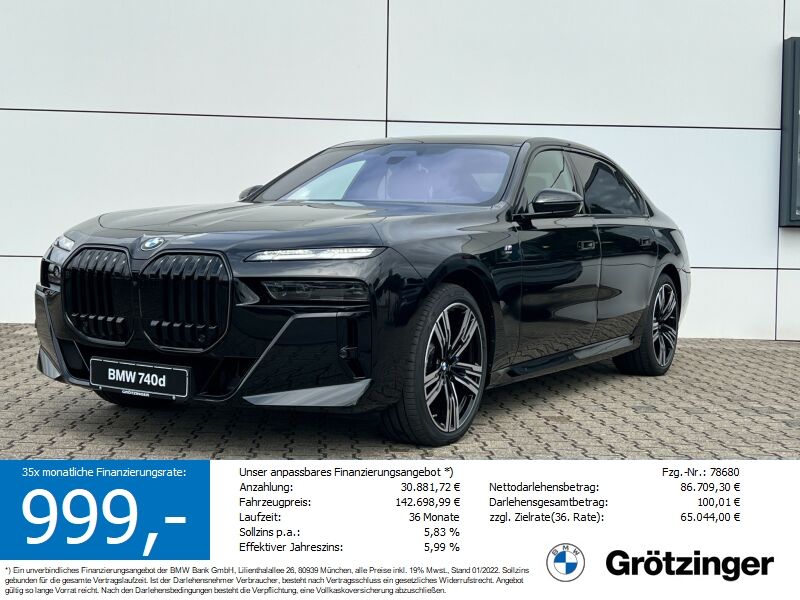 BMW 740d xDrive **Vorführwagenaktion**