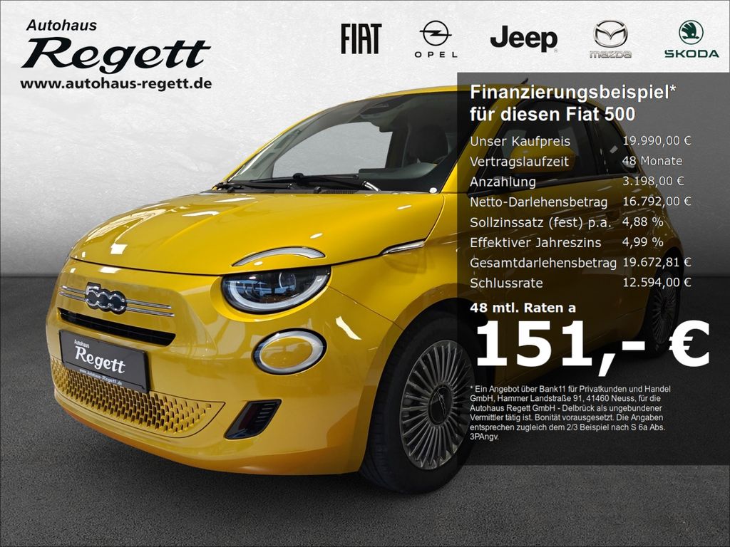 Bild des Angebotes Fiat 500 Torino 1.0 Hybrid FireFly *LED*CarPlay*Andro