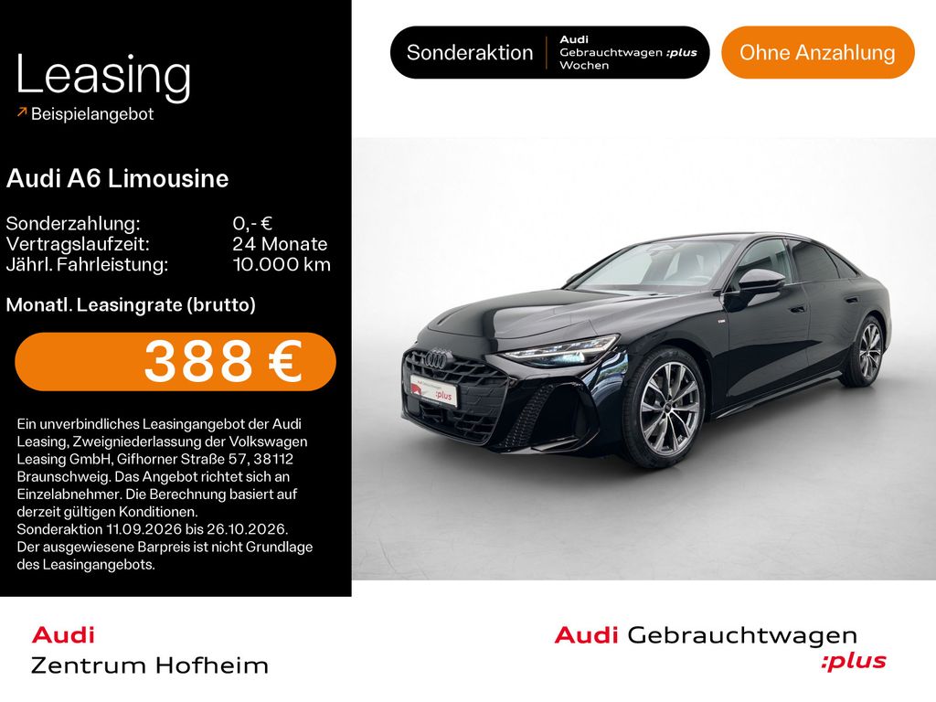 Bild des Angebotes Audi A6 Limousine 40 TFSI 2x S line S tro*B&O*HUD*LED