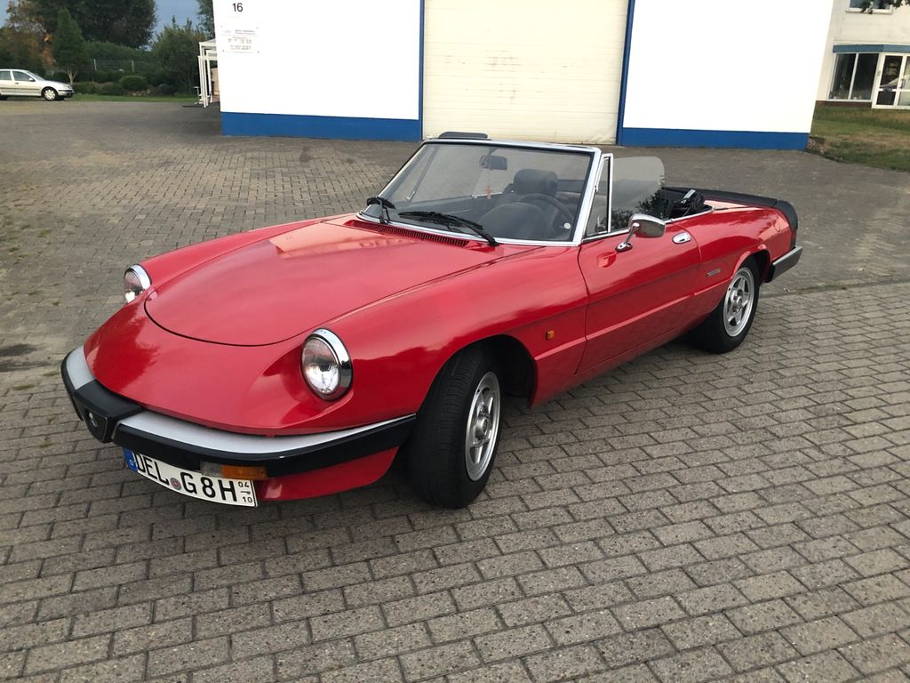 Alfa Romeo Spider 115 2.0 Gummilippe Oldtimer H Kennzeichen
