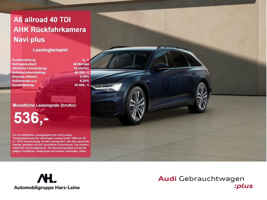 Bild des Angebotes Audi A6 allroad 40 TDI AHK Rückfahrkamera Navi plus
