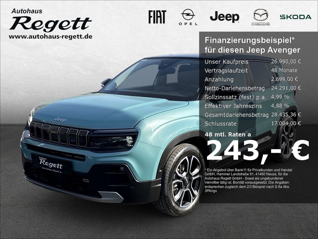Bild des Angebotes Jeep Avenger Altitude Electric Digitales Cockpit LED