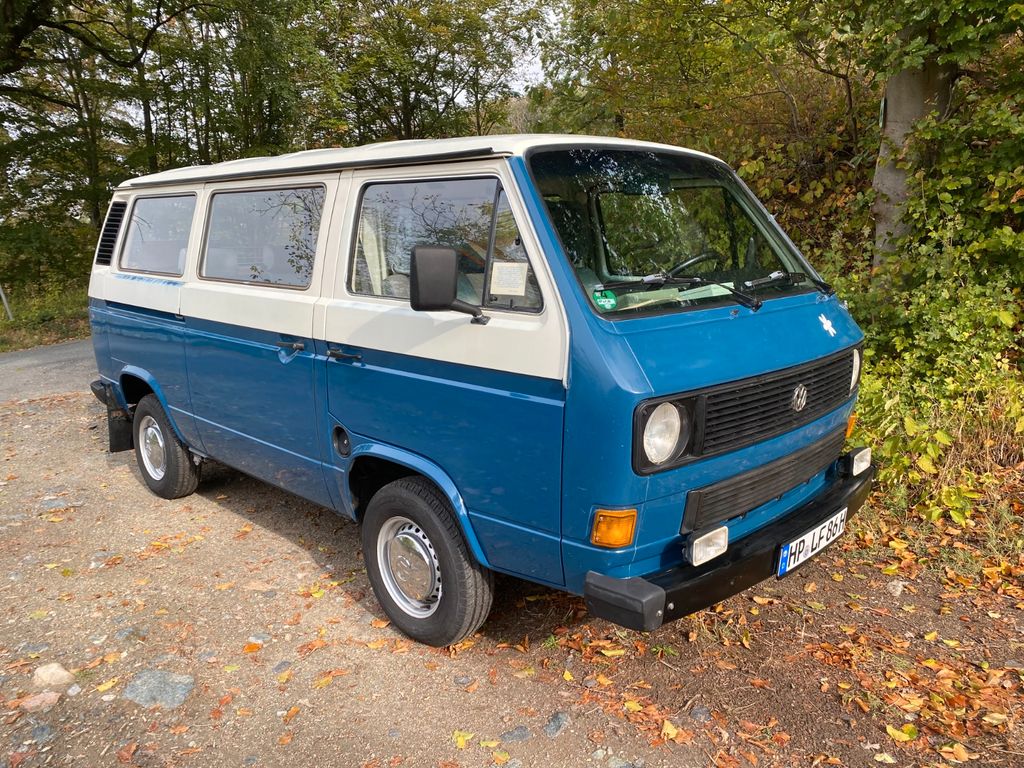 Bild des Angebotes Volkswagen T3 2,1 WBX Caravelle blau/weiß mit Innenausbau