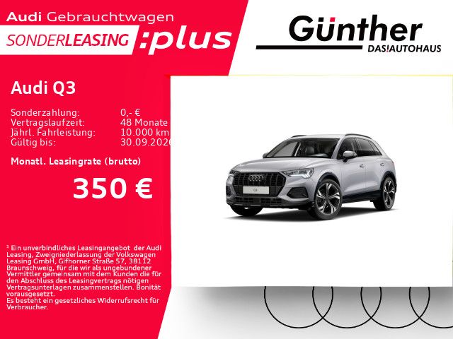 Bild des Angebotes Audi Q3 35 TFSI+WINTERRÄDER+AHK+SPORTSITZE+OPTIK SCHW