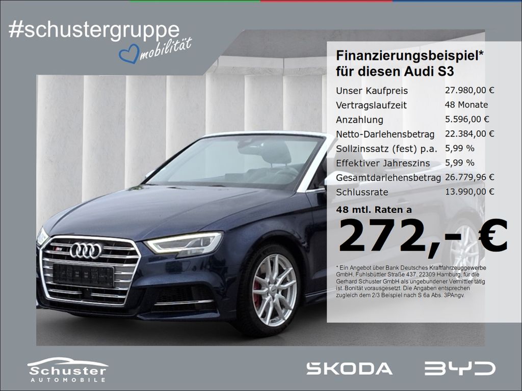Bild des Angebotes Audi S3 Cabrio quattro 2.0T*S-tro MatrixLED ACC Navi