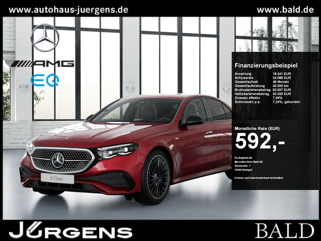 Bild des Angebotes Mercedes-Benz E 300 e AMG Pliús+MBUX Superscreen+Burm4D