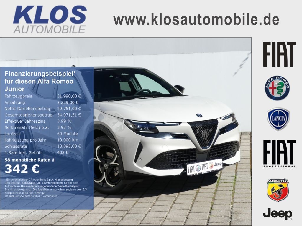 Bild des Angebotes Alfa Romeo Junior IBRIDA TI 1.2 VGT 145PS DCT6 SCHIEBEDACH