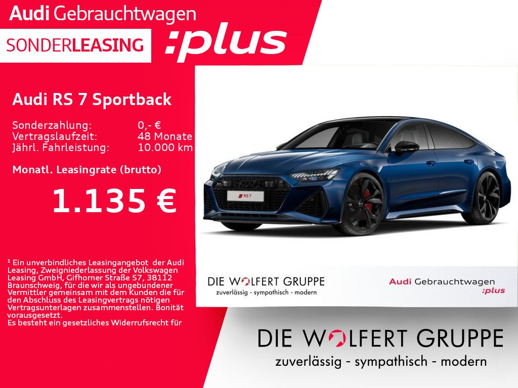 Bild des Angebotes Audi RS 7 Sportback RS-SPORTAGA*PANO*STANDHZG*280KM/H