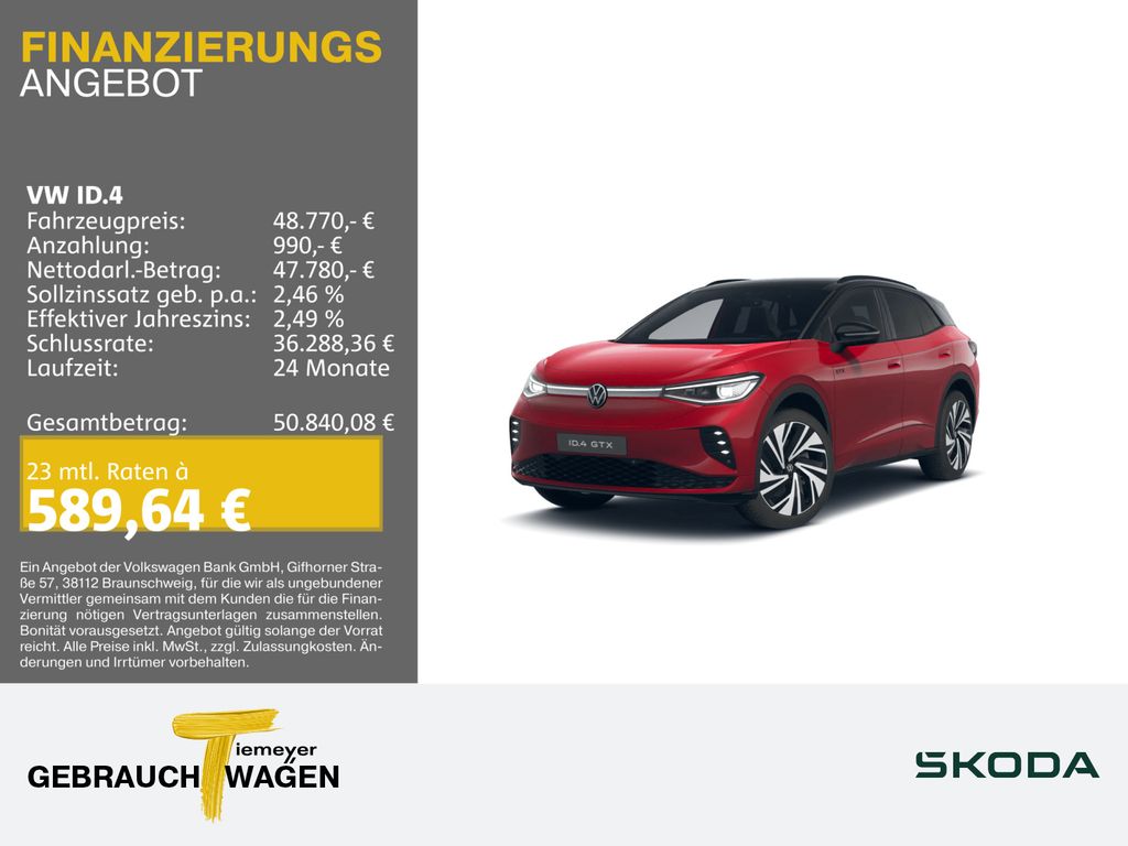 Bild des Angebotes Volkswagen ID.4 GTX PANO LM21 AHK H/K