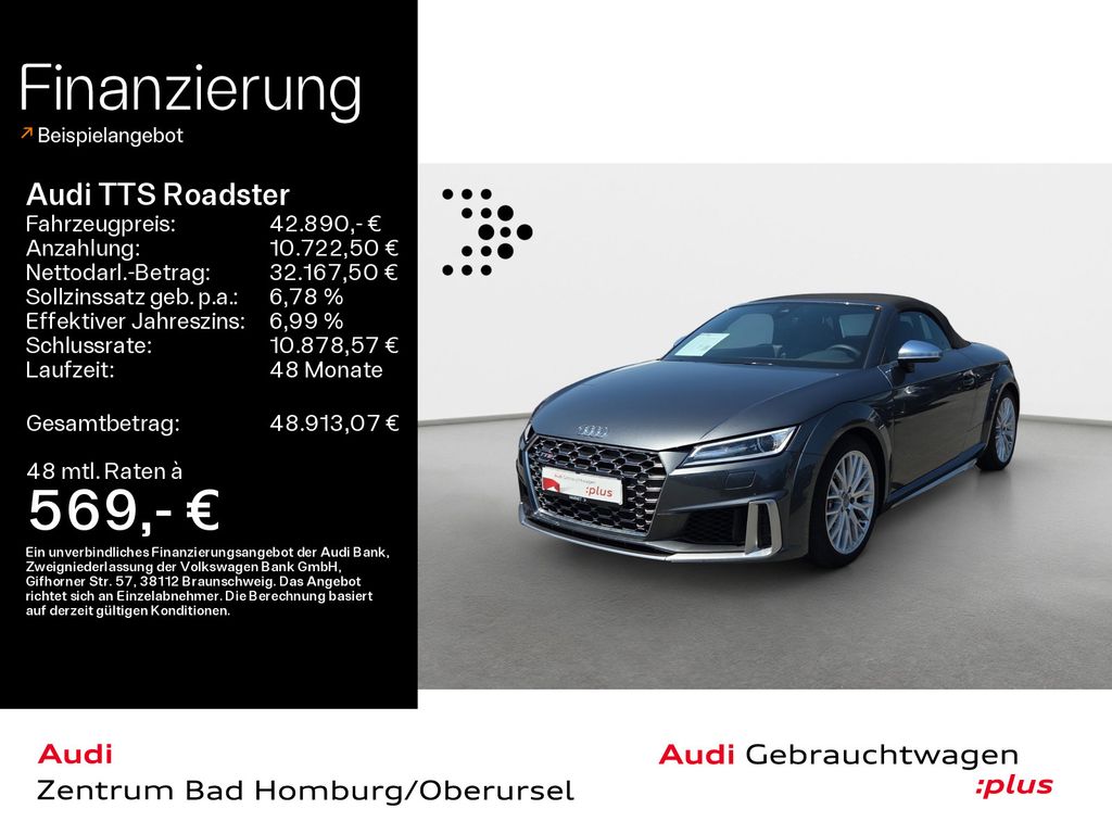 Bild des Angebotes Audi TTS Roadster TFSI S tronic qu*Navi*Virtual*Xenon