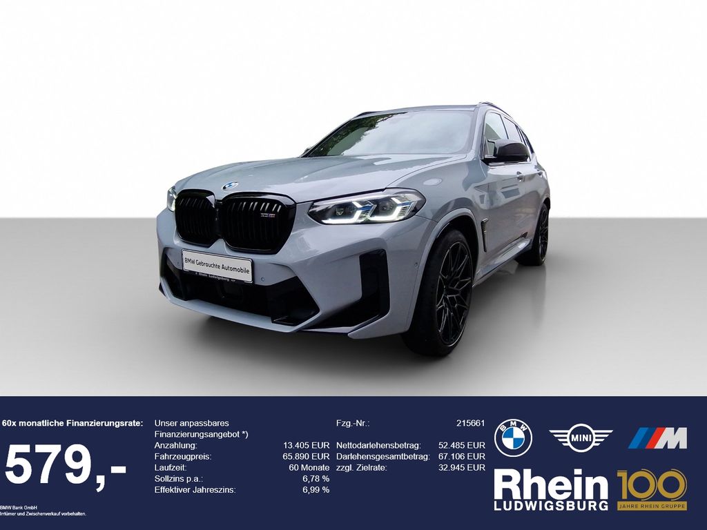 BMW X3 M Competition M Sport HeadUp Pano Laser H&K P
