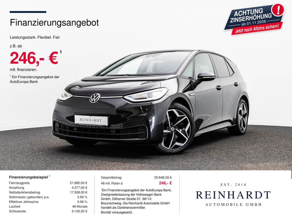 Bild des Angebotes Volkswagen ID.3 PRO PERFROMANCE BUSINESS 19Z/ACC/WÄRMEPUMPE