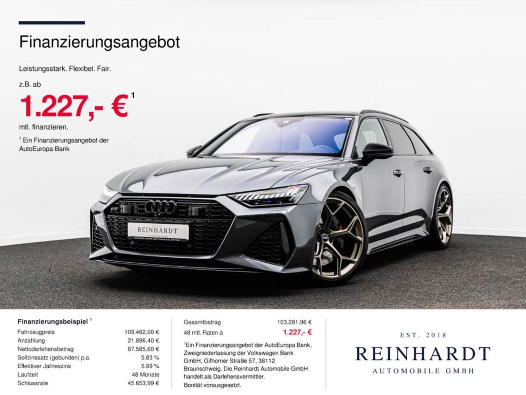 Bild des Angebotes Audi RS6 AVANT PERFORMANCE ACC/PANO/RS-AGA/RS-SITZE
