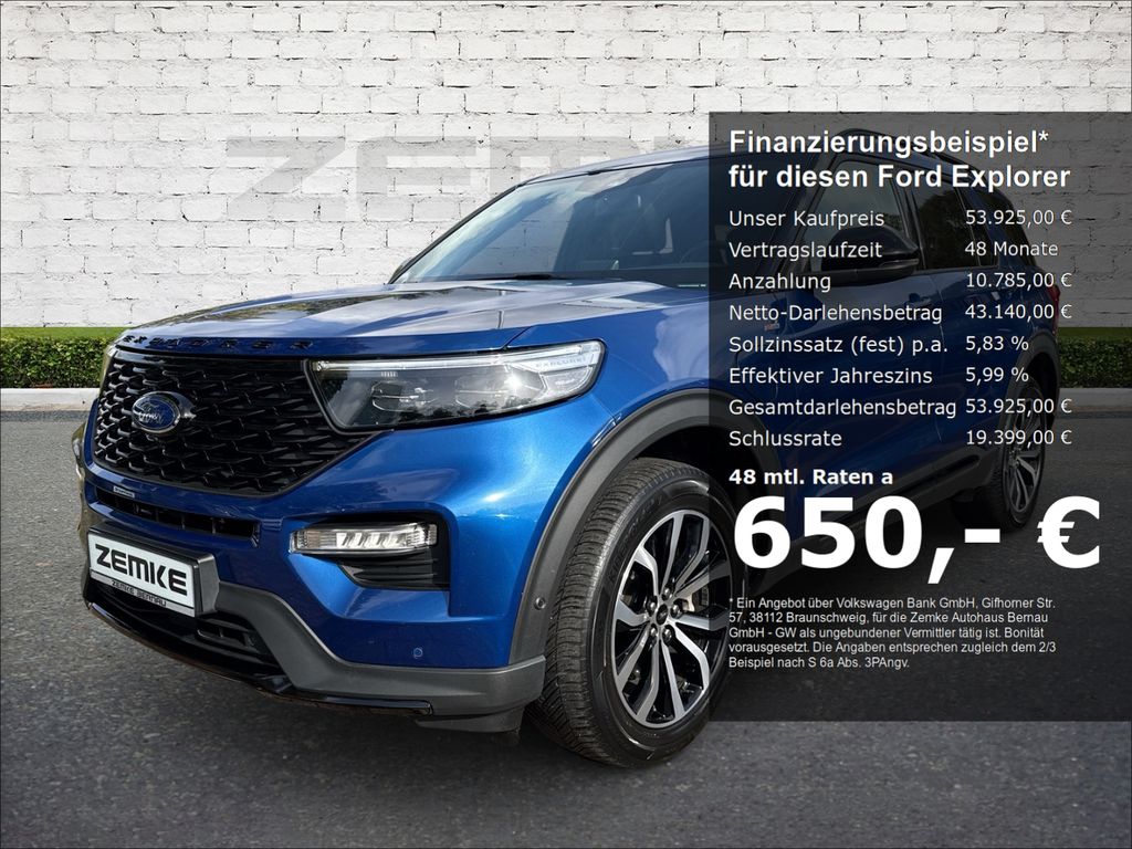 Ford Explorer ST-Line Plug-in-Hybrid 4x4 3.0 EcoBoost