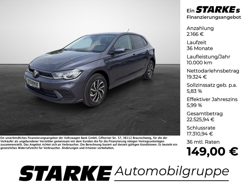 Bild des Angebotes Volkswagen Polo 1.0 TSI DSG Life  LED Kamera PDC LM Tempo K