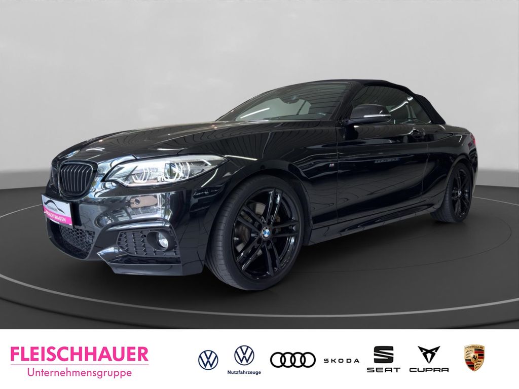 Bild des Angebotes BMW 220 i Cabrio M Sport LED+TEMPOMAT+NAVI+RFK+SHZ+D