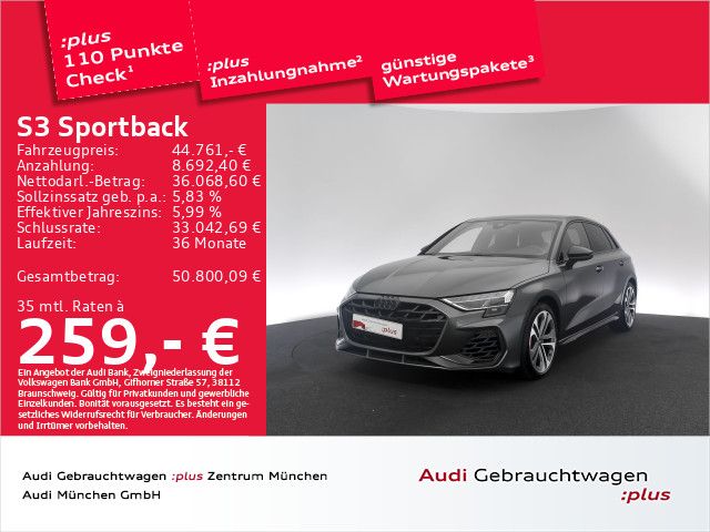 Bild des Angebotes Audi S3 Sportback TFSI S tronic Navi+/Matrix