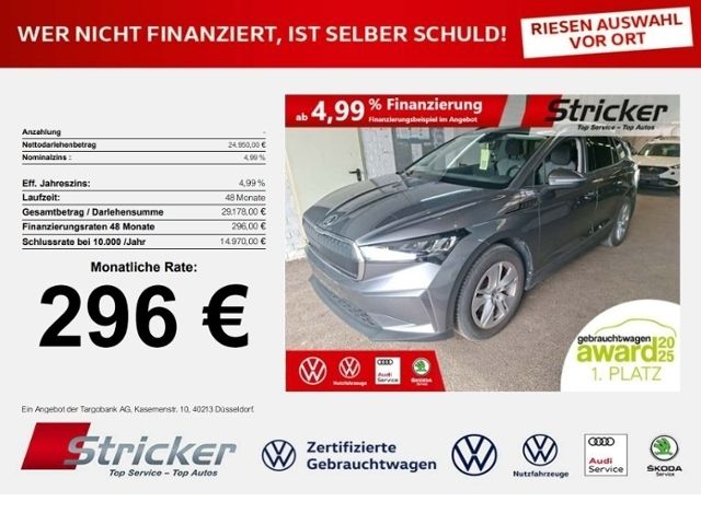 Skoda Enyaq IV50 296,-ohne Anzahlung Navi Kamera Sitzh