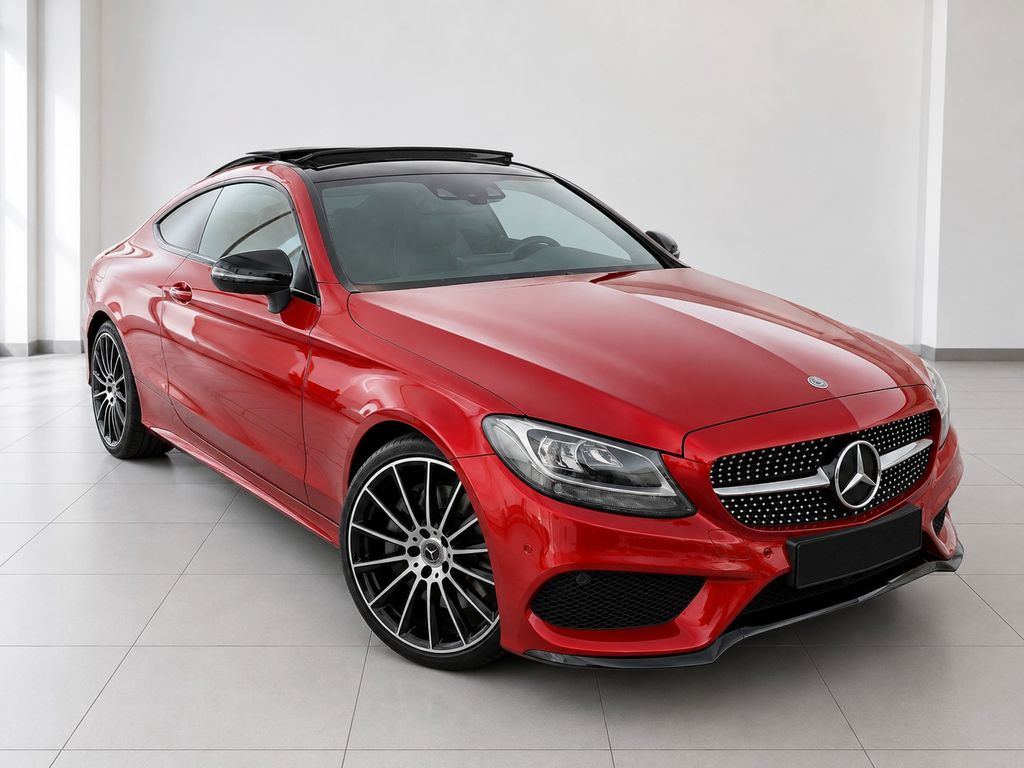 Bild des Angebotes Mercedes-Benz C 300 Coupe/3xAMG-Line/Pano/Kam/Leder/19"