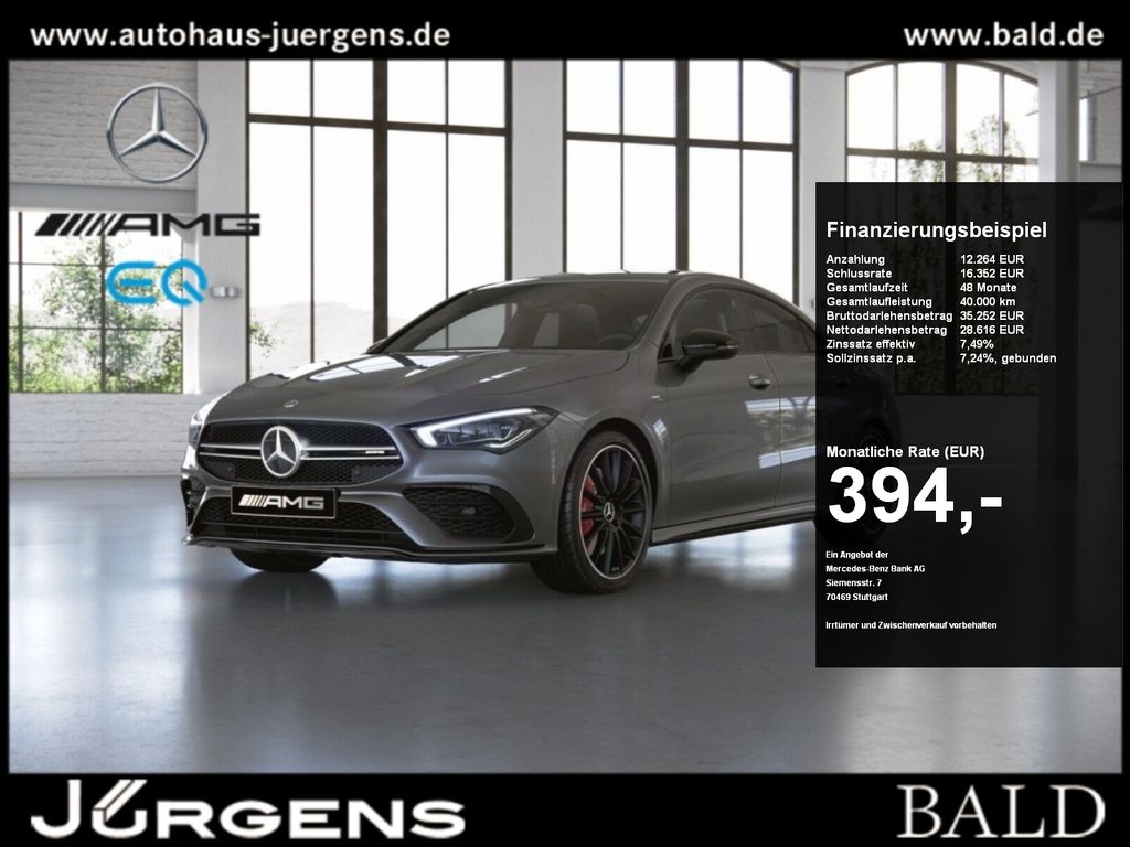 Bild des Angebotes Mercedes-Benz CLA 35 AMG 4M Coupé Aero/MLB/Night/Cam/Ambi/19'