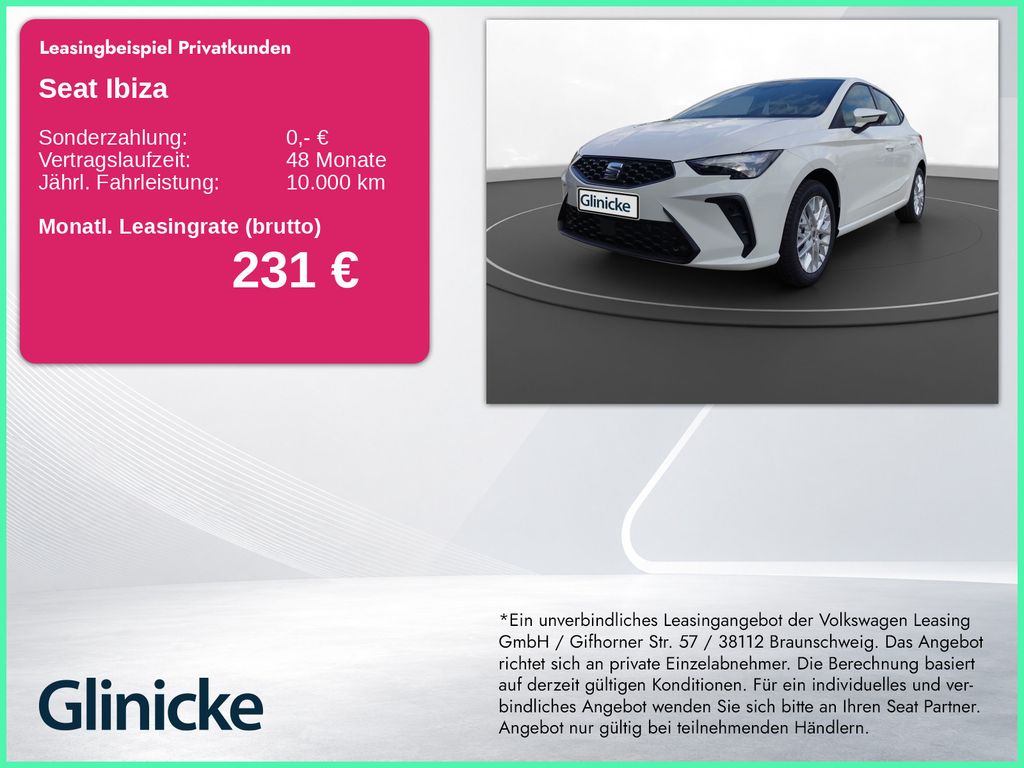 Bild des Angebotes Seat Ibiza Style 1.0 TSI DSG