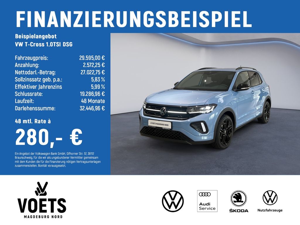 Bild des Angebotes Volkswagen T-Cross 1.0TSI DSG R-Line LED+NAVI+AHK+ACC+DAB+