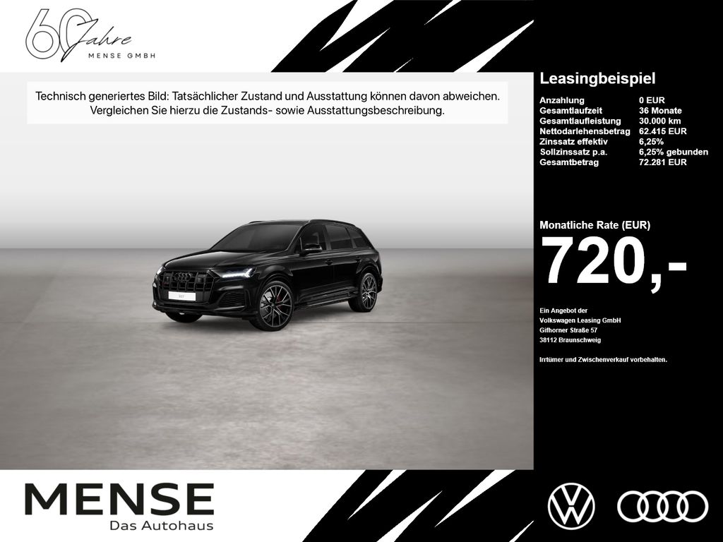 Bild des Angebotes Audi SQ7 competition plus Matrix AHK HUD Laser Luft