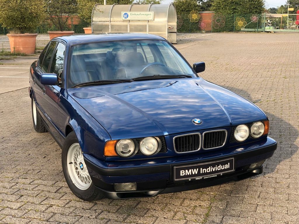 BMW 540i V8 (M60) Individual 1994 Tobagoblau