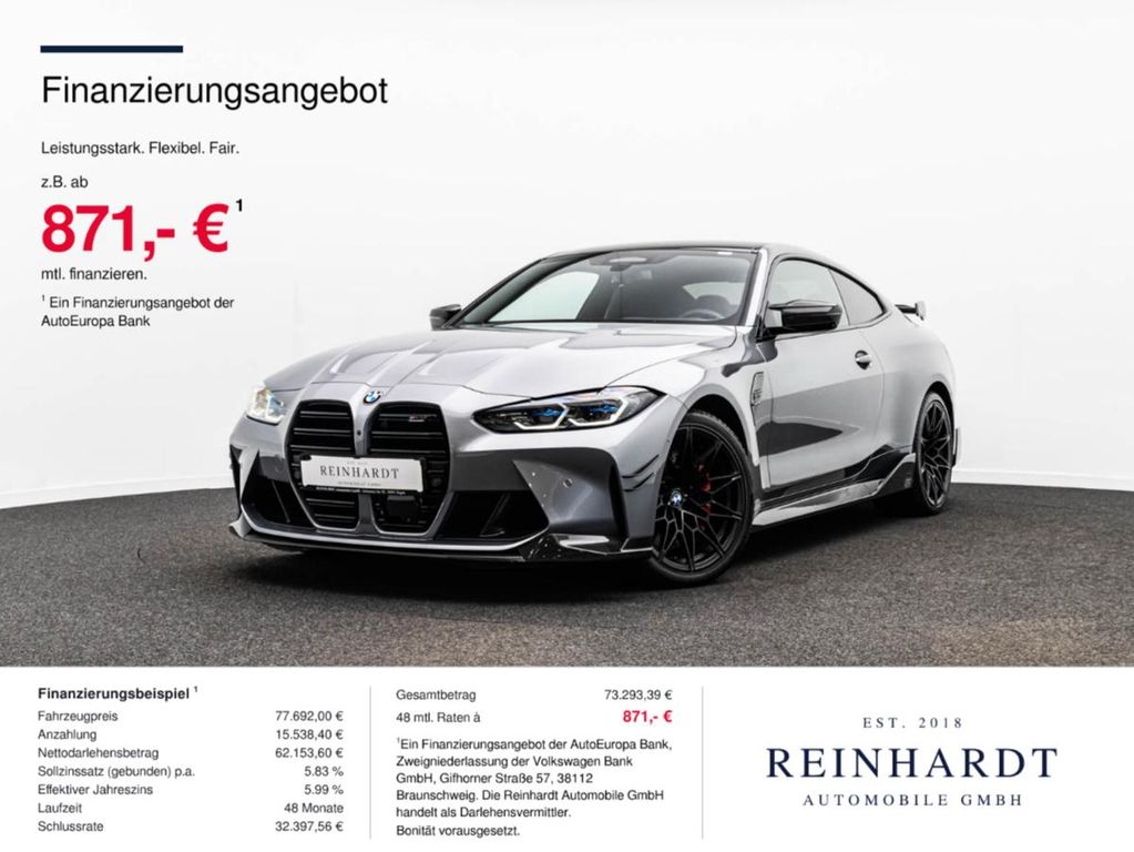 Bild des Angebotes BMW M4 COUPE COMPETITION xDRIVE SHDW/LSR/ACC/H&K/360