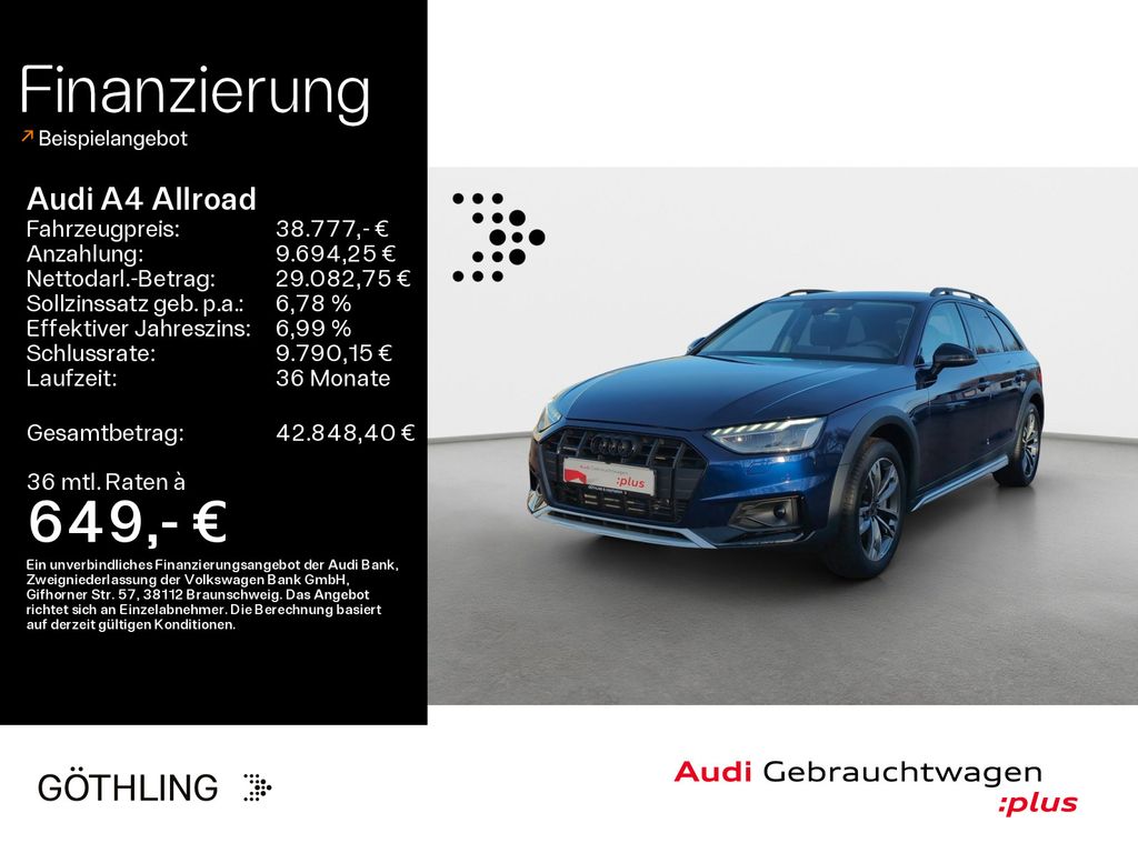 Audi A4 allroad 45 TFSI qu S tro*LED*Virtual*Navi+*Sp