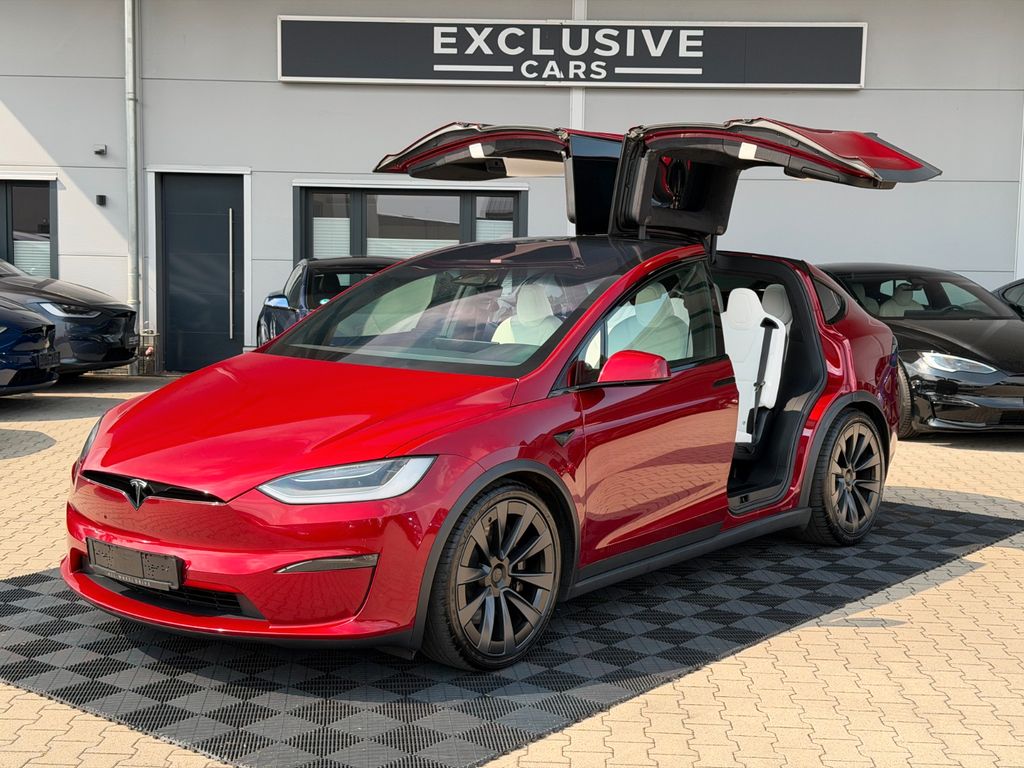 Bild des Angebotes Tesla MODEL X PALLADIUM | EAP4 | 7 SEAT | ULTRA RED