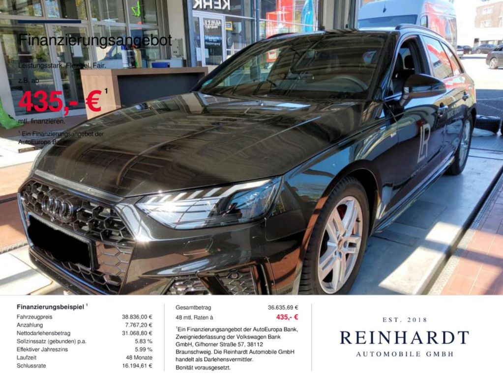 Audi A4 AVANT 45TFSi Q S LINE COMPETITION+ ACC/PANO/A
