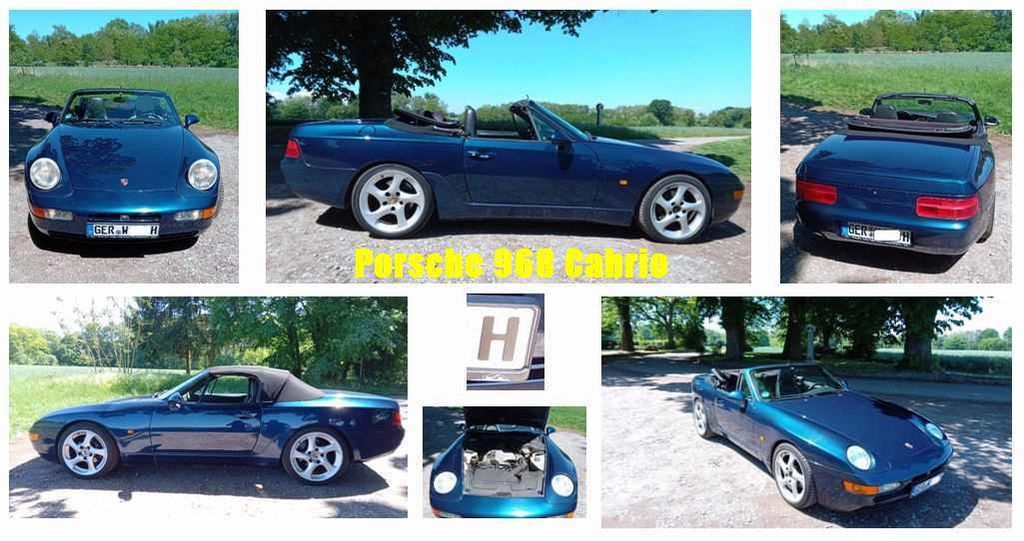 Bild des Angebotes Porsche 968 Cabrio mit H-Zulassung