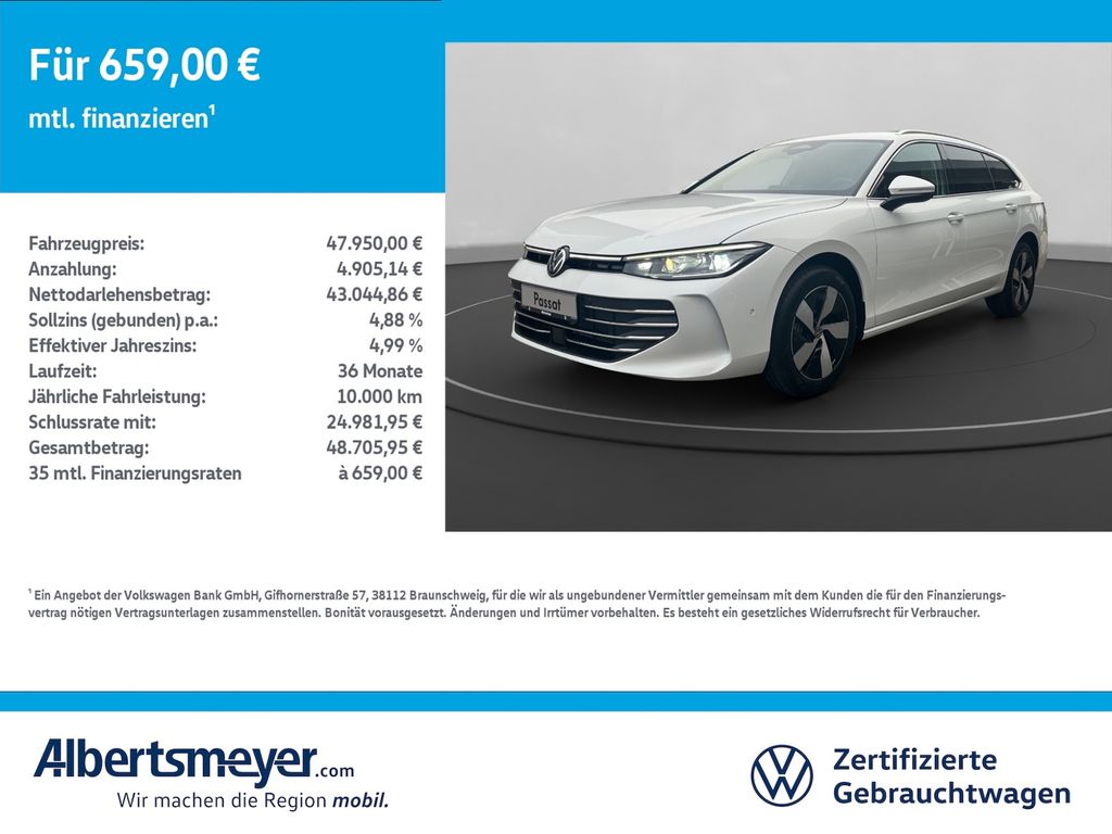 Bild des Angebotes Volkswagen Passat Variant 1.5 eTSI Business +DSG+DCC+
