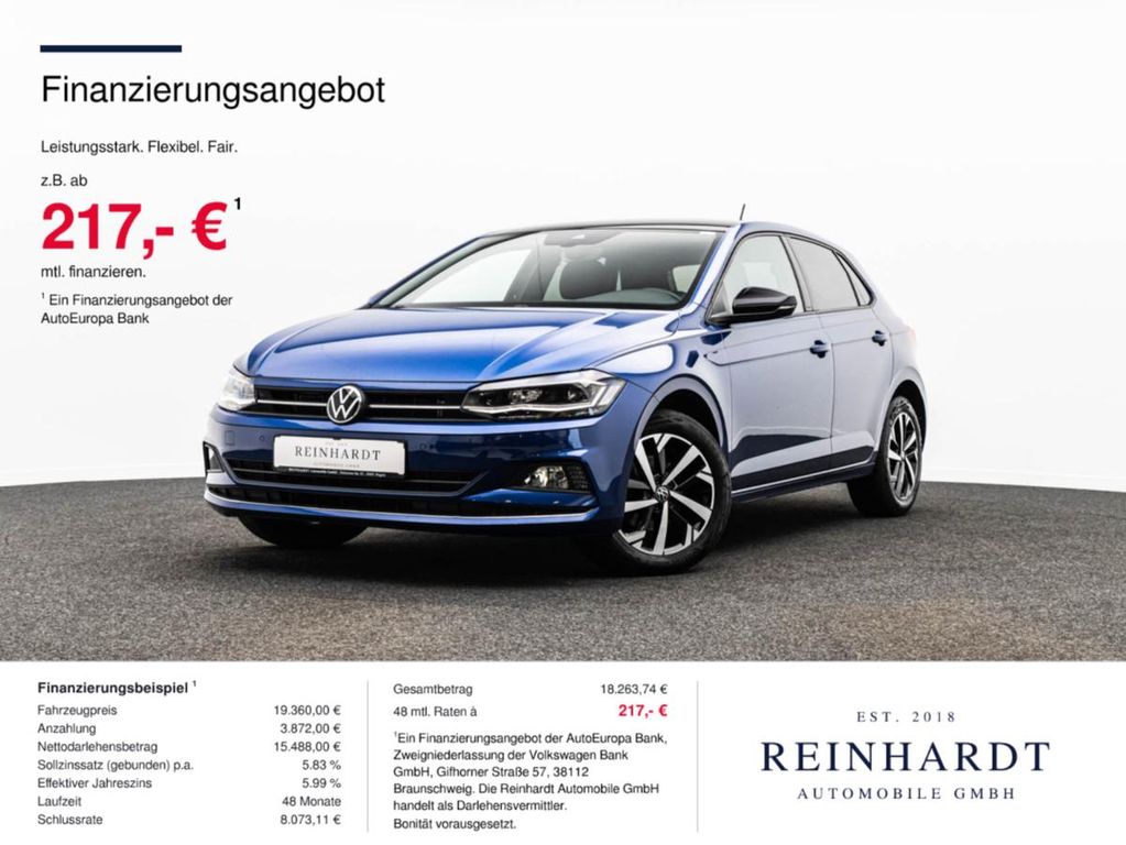 Bild des Angebotes Volkswagen POLO 1.0TSi HIGHLINE BLACK STYLE LED/ACC/APP-C.