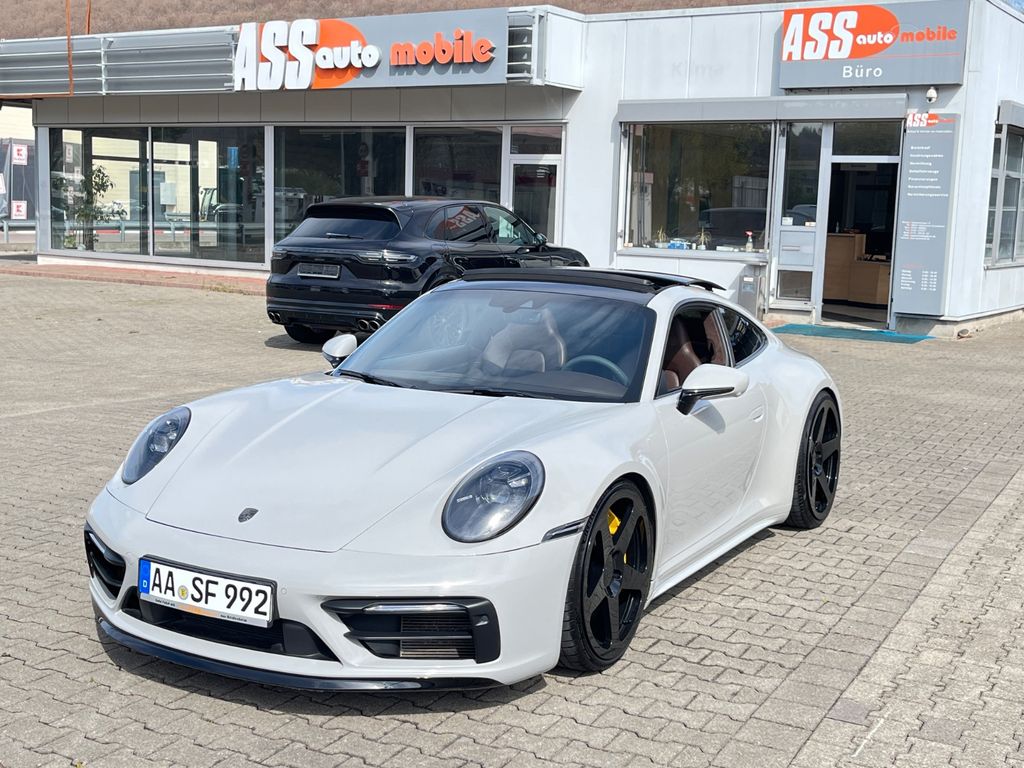 Bild des Angebotes Porsche 992-911S/SPORT DESIGN/Pan/Sitzkl/22"/360/Kera/1A