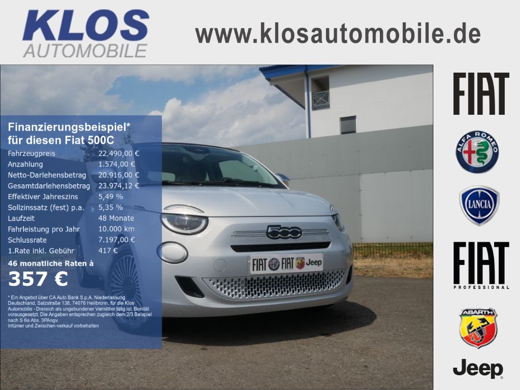 Bild des Angebotes Fiat 500C CABRIO HYBRID DOLCEVITA 1.0 65 PS MT6 LED P