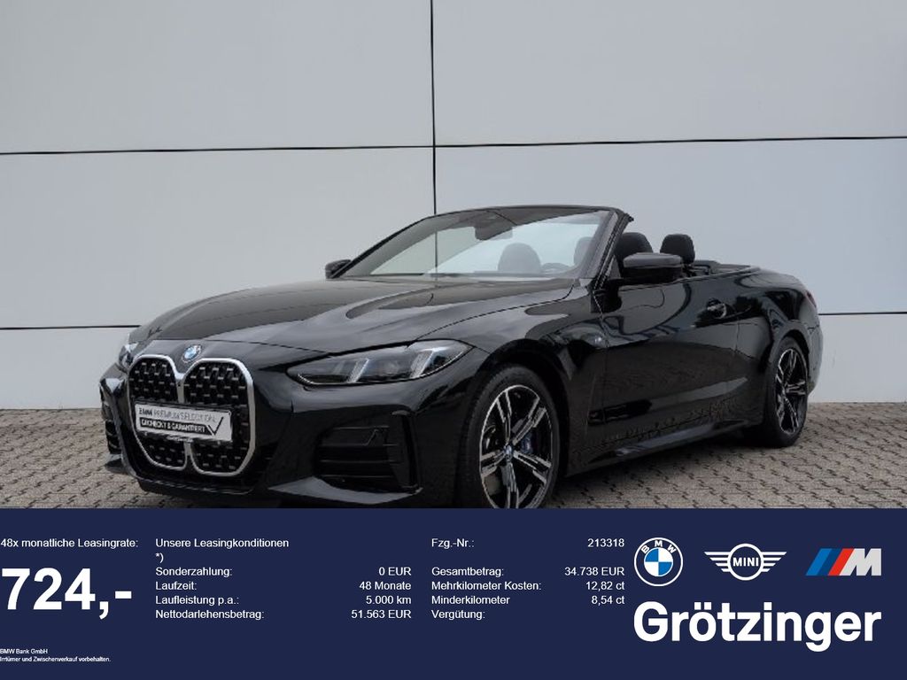Bild des Angebotes BMW 430i xDrive Cabrio M Sportpaket Leasing 793€ ohn