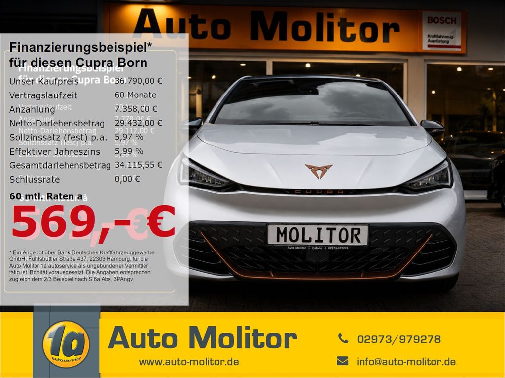 Bild des Angebotes Cupra Born Digitales Cockpit LED ACC Mehrzonenklima Fa