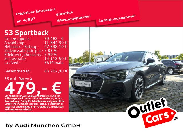 Bild des Angebotes Audi S3 Sportback TFSI S tronic Matrix/Navi+