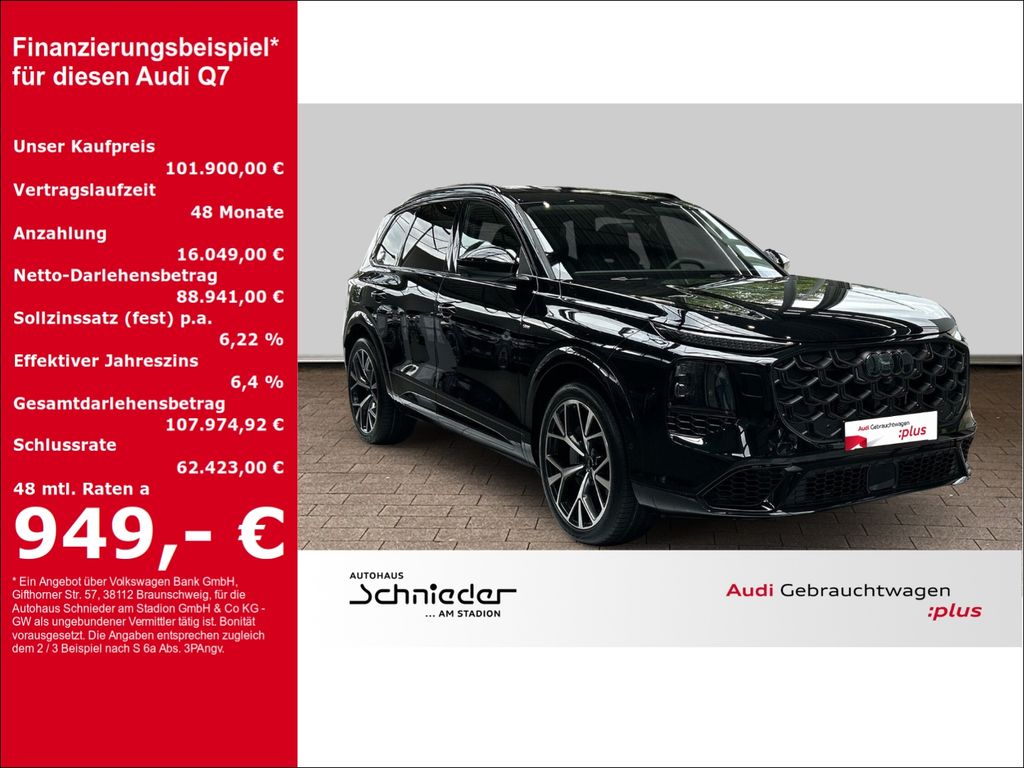 Audi Q7 SUV TDI 220KW+HUD+PANO+STHZ+B&O+LUFT+AHK-LED