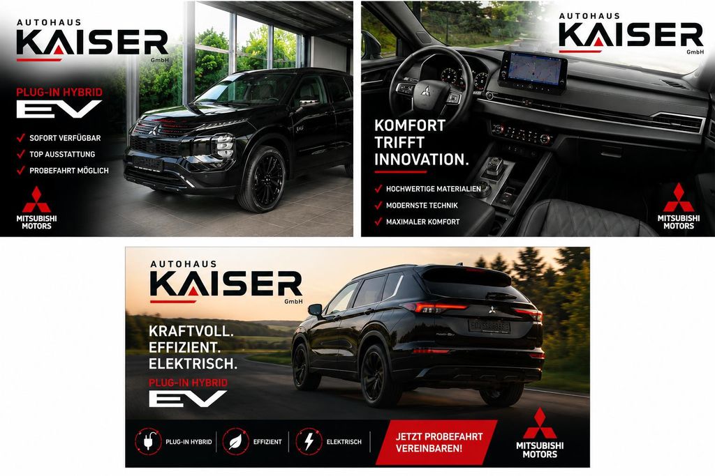 Bild des Angebotes Mitsubishi Plug-in Hybrid Outlander "Black"= VOLL