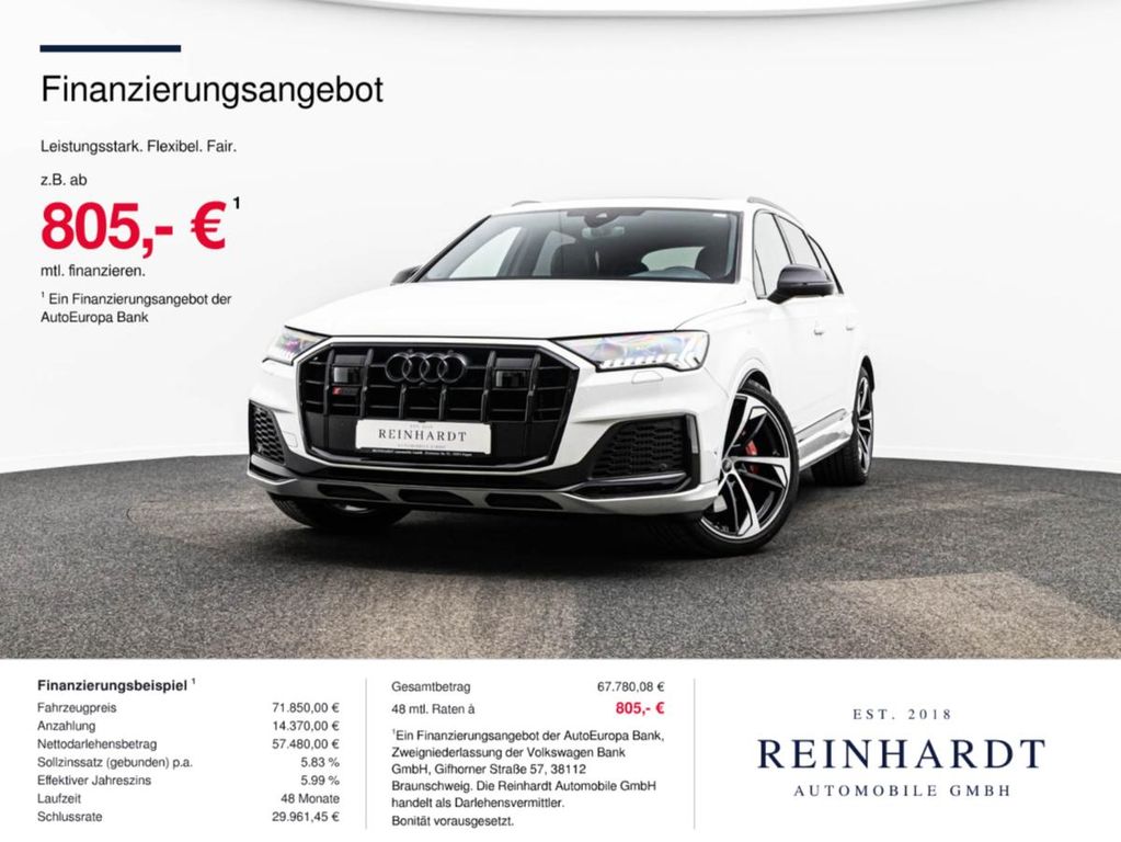 Bild des Angebotes Audi SQ7 TFSi BLACK COMPETITION+ 22Z./LASER/ACC/PANO