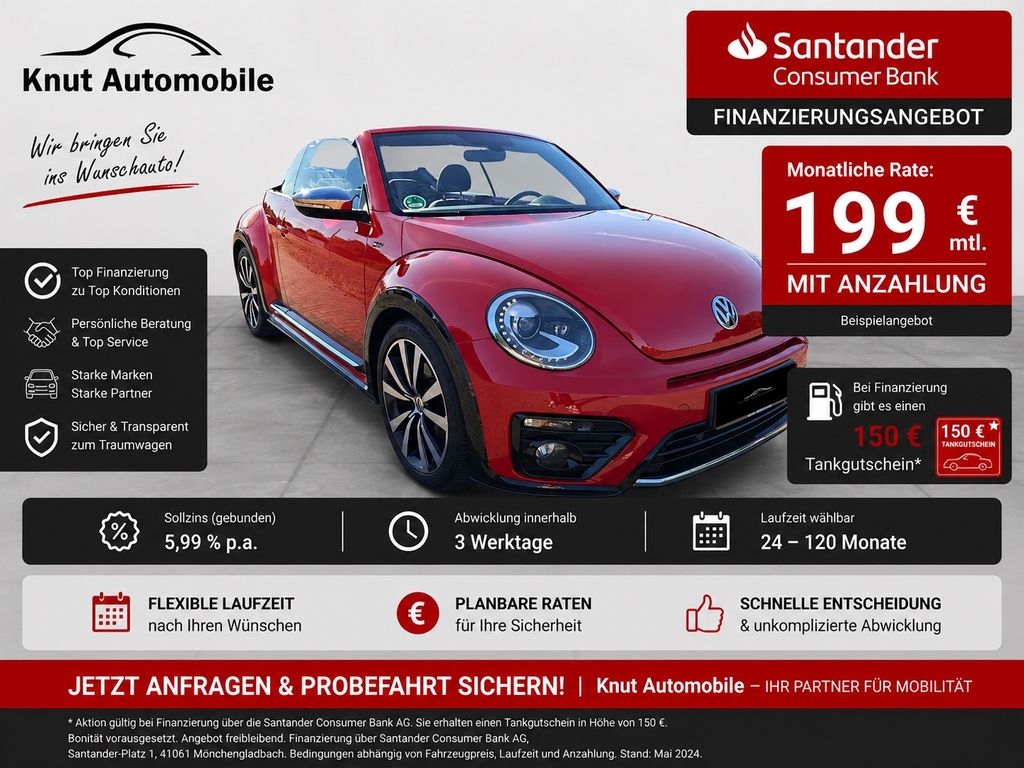 Bild des Angebotes Volkswagen Beetle Cabriolet 2.0 R-Line *1.Hd*VW-ScheckHeft*