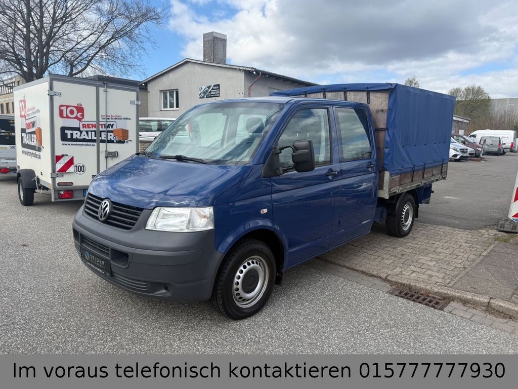 Bild des Angebotes Volkswagen T5 Transporter Pritsche Doppelkabine 4M AC MwSt