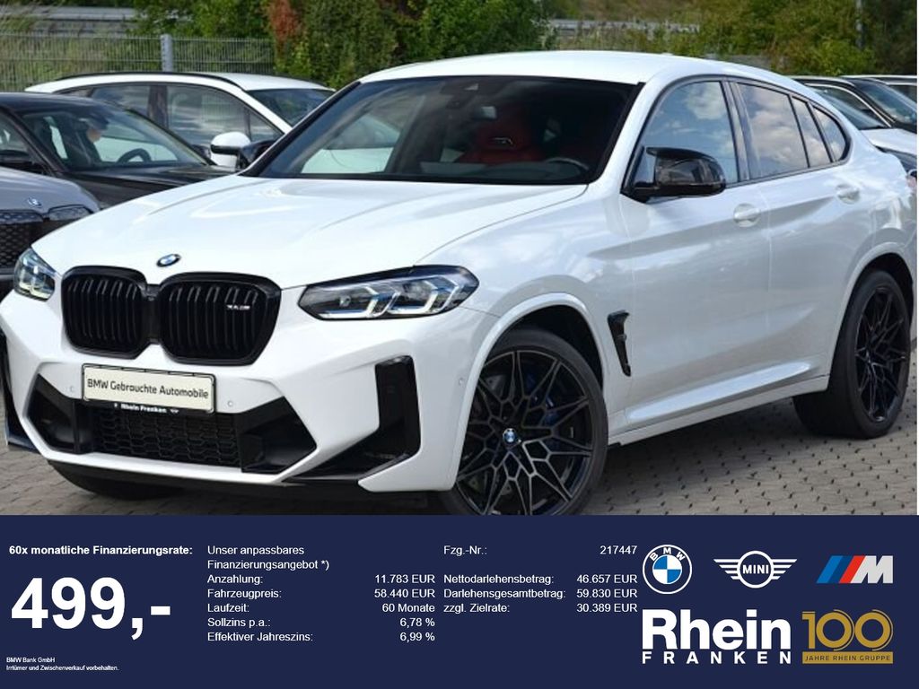 Bild des Angebotes BMW X4 M Competition LiveCprProf.AHK.Laser.Harm/Kard