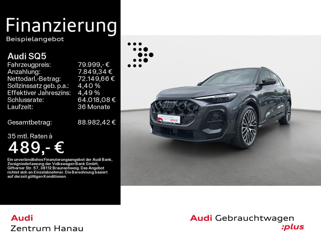 Bild des Angebotes Audi SQ5*EDITION-ONE*NAVI*MATRIX*HUD*AHK*LUFT*PANO*B&