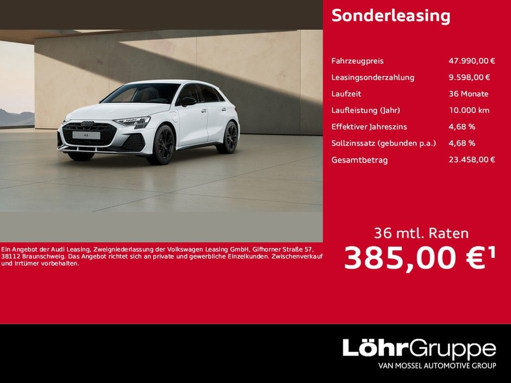 Bild des Angebotes Audi A3 Sportback TFSI e UPE 59.780 S line AHK Busin.