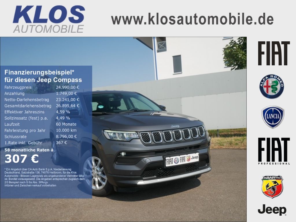 Bild des Angebotes Jeep Compass ALTITUDE e-HYBRID 1.5l 130PS AT SICHERHE
